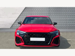 Audi RS3 Front View (Red Color)