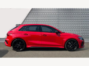 Audi RS3 Sideview (Red Color)