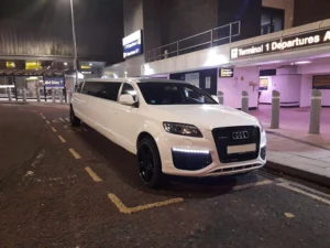Audi Limousine Hire Front View London