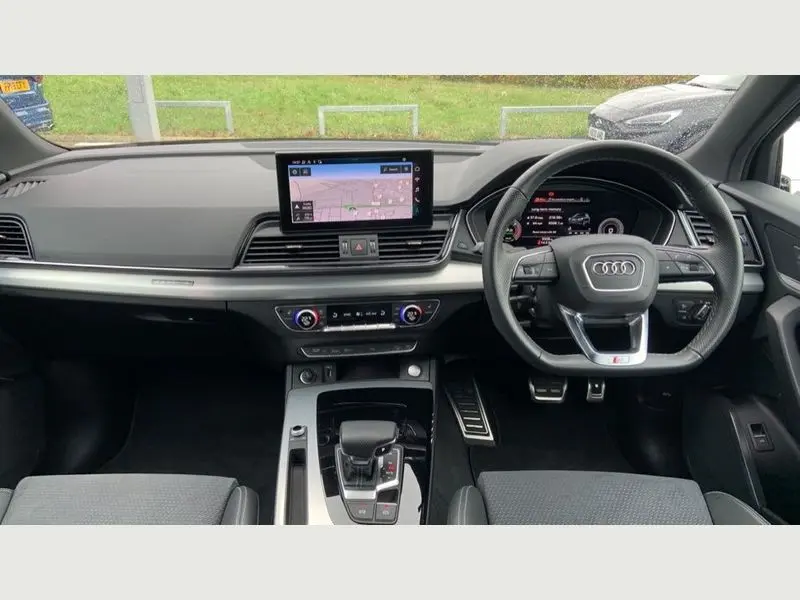 Front view of the Audi Q5, available for car rental