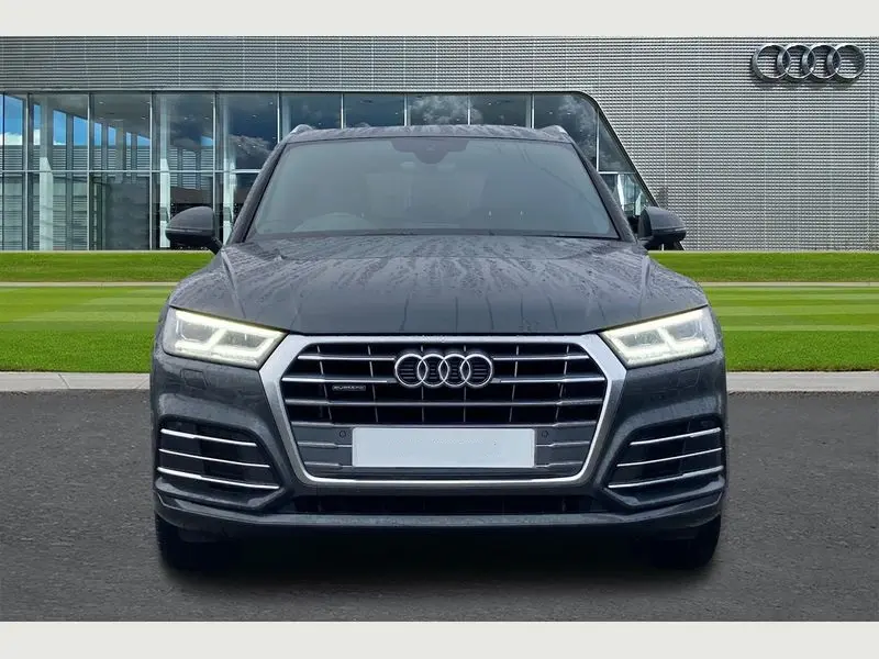 Audi Q5 parked, highlighting its features for self-drive hire