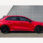 Audi RS3 Sideview (Red Color)
