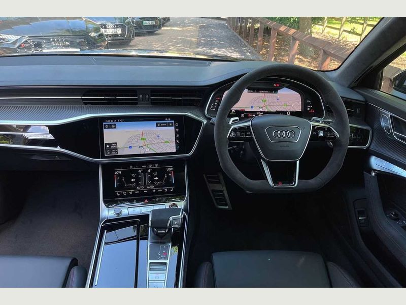 Interior view for Audi RS6 Self Drive