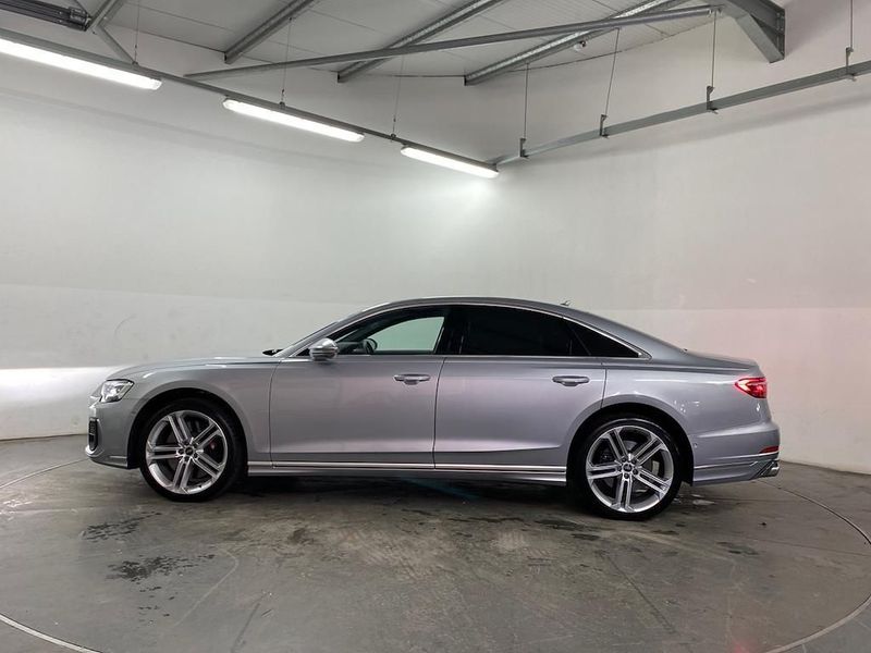 The Audi S8 poised and ready for a chauffeur-driven hire experience.