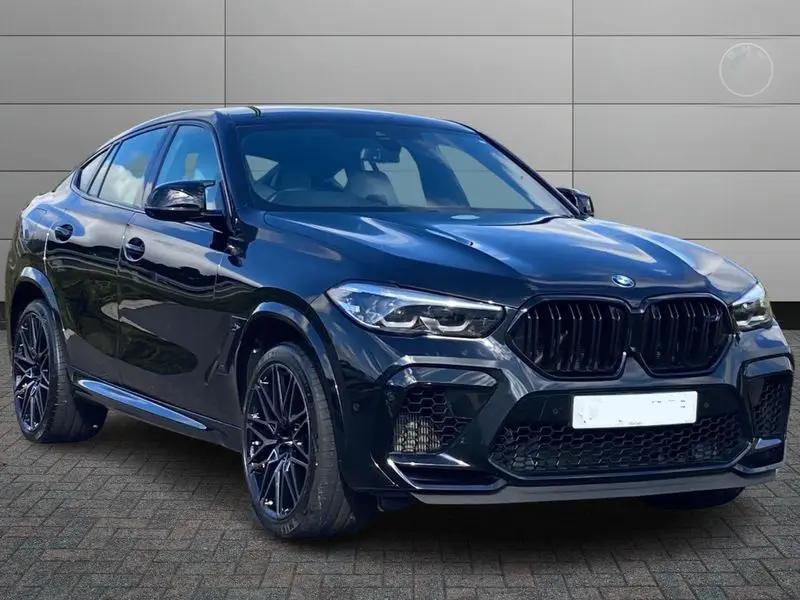 Another angle of the BMW X6M, focusing on its rear design.