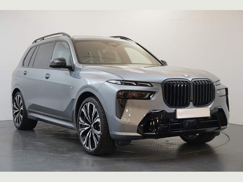 A BMW X7 ready for chauffeur hire