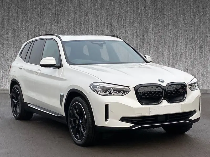 Interior view showcasing the luxury of the BMW iX3 Series for hire