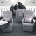 Falcon 7X classic interior