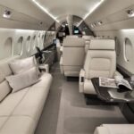 Falcon 900 B plush interior